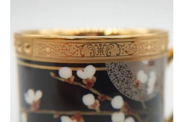 ノリタケ　Noritake　四季彩舞曲　100周年記念　洗練された四季折々のデザインが美しいコーヒーカップ&ソーサー6客セット(絵変り6客揃、デミタス碗皿、梅、桜、杜若、秋草、吹寄せ、鶴、金彩、C&S、洋食器)(R-073660)