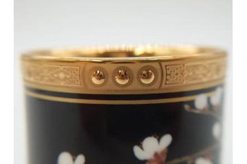 ノリタケ　Noritake　四季彩舞曲　100周年記念　洗練された四季折々のデザインが美しいコーヒーカップ&ソーサー6客セット(絵変り6客揃、デミタス碗皿、梅、桜、杜若、秋草、吹寄せ、鶴、金彩、C&S、洋食器)(R-073660)
