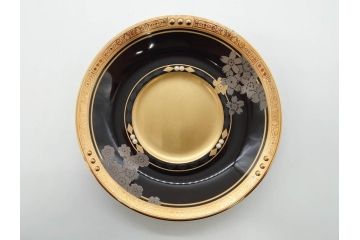ノリタケ　Noritake　四季彩舞曲　100周年記念　洗練された四季折々のデザインが美しいコーヒーカップ&ソーサー6客セット(絵変り6客揃、デミタス碗皿、梅、桜、杜若、秋草、吹寄せ、鶴、金彩、C&S、洋食器)(R-073660)