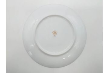 大倉陶園(OKURA、OAC)　碗皿暦　雨(水無月)　ハンドペイント・ピンクローズ　馬　Limited Edition　華やかな色彩と様々なデザインが楽しめるカップ&ソーサー4客セット(金彩、HAND PAINTED、薔薇、バラ、ばら、デミタス、うま、ウマ、ホース、C&S、洋食器)(R-073661)
