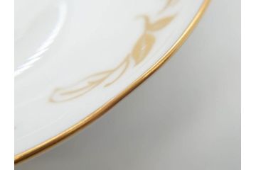大倉陶園(OKURA、OAC)　碗皿暦　雨(水無月)　ハンドペイント・ピンクローズ　馬　Limited Edition　華やかな色彩と様々なデザインが楽しめるカップ&ソーサー4客セット(金彩、HAND PAINTED、薔薇、バラ、ばら、デミタス、うま、ウマ、ホース、C&S、洋食器)(R-073661)