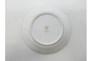 大倉陶園(OKURA、OAC)　碗皿暦　雨(水無月)　ハンドペイント・ピンクローズ　馬　Limited Edition　華やかな色彩と様々なデザインが楽しめるカップ&ソーサー4客セット(金彩、HAND PAINTED、薔薇、バラ、ばら、デミタス、うま、ウマ、ホース、C&S、洋食器)(R-073661)