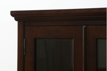 中古　美品!!　松本民芸家具　シンプルで小振りなサイズが取り入れやすい収納棚(戸棚、サイドキャビネット)(R-073666)