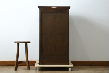 中古　美品!!　松本民芸家具　シックな佇まいが魅力的なチェスト　定価約26万円　(R-073667)