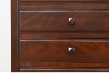 中古　美品!!　松本民芸家具　シックな佇まいが魅力的なチェスト(収納箪笥、整理箪笥、引き出し、サイドチェスト)(定価約26万円)(R-073667)