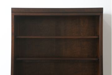 中古　美品!!　松本民芸家具　高山式　シンプルで洗練されたデザインが魅力的な食器棚(戸棚、収納棚、キャビネット)(定価約52万円)(R-073668)
