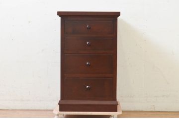 中古　美品　松本民芸家具　シックな佇まいが魅力的なチェスト(収納箪笥、整理箪笥、引き出し、サイドチェスト)(R-073670)