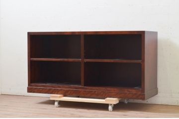 中古　美品　松本民芸家具　シンプルなデザインが取り入れやすいオープンラック(収納棚、飾り棚、本棚、ブックシェルフ、ディスプレイラック、サイドボード)(R-073671)