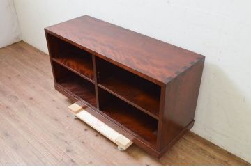 中古　美品　松本民芸家具　シンプルなデザインが取り入れやすいオープンラック(収納棚、飾り棚、本棚、ブックシェルフ、ディスプレイラック、サイドボード)(R-073671)