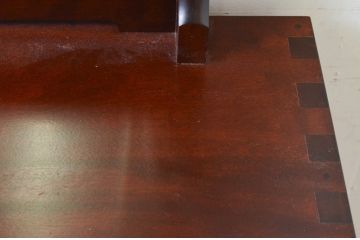 中古　美品　松本民芸家具　直線的でシンプルなデザインが美しいドレッサー(鏡台、化粧台、ミラー)(R-073675)