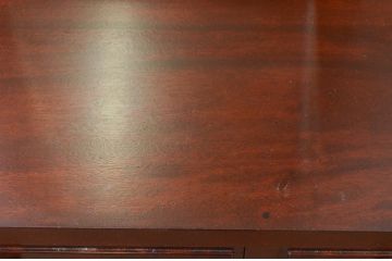 中古　美品　松本民芸家具　直線的でシンプルなデザインが美しいドレッサー(鏡台、化粧台、ミラー)(R-073675)