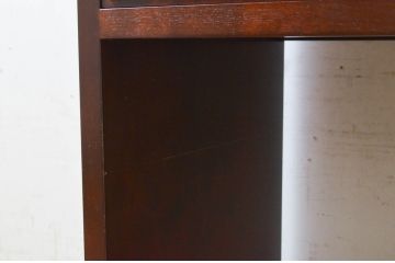 中古　美品　松本民芸家具　直線的でシンプルなデザインが美しいドレッサー(鏡台、化粧台、ミラー)(R-073675)