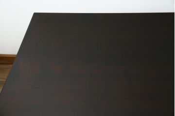 中古　美品　特注品　松本民芸家具　洗練されたモダンな佇まいが魅力のダイニングテーブル(6人掛け、6P、4人掛け、4P、食卓)(R-073676)