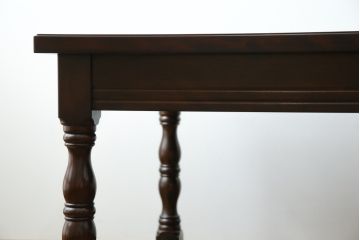中古　美品　特注品　松本民芸家具　洗練されたモダンな佇まいが魅力のダイニングテーブル(6人掛け、6P、4人掛け、4P、食卓)(R-073676)