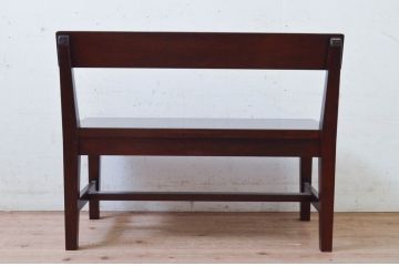 中古　美品　松本民芸家具　シンプルなデザインが取り入れやすいベンチ(板座チェア、椅子、イス)(R-073677)