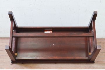 中古　美品　松本民芸家具　シンプルなデザインが取り入れやすいベンチ(板座チェア、椅子、イス)(R-073677)