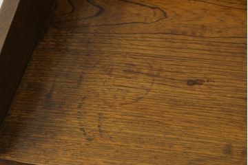 和製アンティーク　大正ロマン　栓材　昔懐かしい雰囲気の温かみのある本箱(ブックケース、戸棚、収納棚、飾り棚)(R-073681)