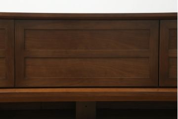 中古　美品　カリモク家具(karimoku)　domani(ドマーニ)　Excel-Life(エクセルライフ)　シンプルなデザインがお部屋に取り入れやすいテレビボード(テレビ台、シアターボード、リビングボード、ローボード、収納棚、戸棚)(定価約50万円)(R-073682)