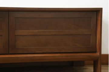 中古　美品　カリモク家具(karimoku)　domani(ドマーニ)　Excel-Life(エクセルライフ)　シンプルなデザインがお部屋に取り入れやすいテレビボード(テレビ台、シアターボード、リビングボード、ローボード、収納棚、戸棚)(定価約50万円)(R-073682)