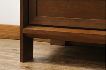 中古　美品　カリモク家具(karimoku)　domani(ドマーニ)　Excel-Life(エクセルライフ)　シンプルなデザインがお部屋に取り入れやすいテレビボード(テレビ台、シアターボード、リビングボード、ローボード、収納棚、戸棚)(定価約50万円)(R-073682)
