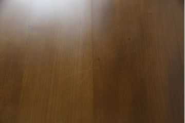 中古　美品　飛騨産業　キツツキマーク　穂高シリーズ　クラシカルなデザインが魅力的なダイニングテーブル(4人掛け、食卓、作業台)(R-073685)