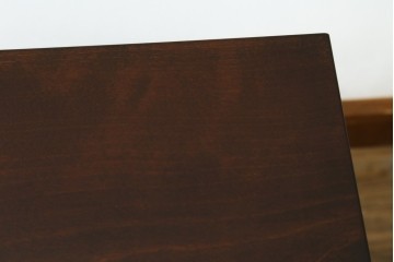 中古　美品!!　松本民芸家具　キャスター付きのクラシカルなサイドキャビネット　(R-073691)