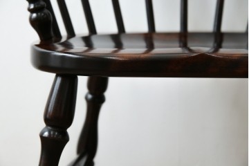 和製ビンテージ　松本民芸家具　#91型　落ち着きのある大人カフェ風インテリアが叶うキャプテンチェア(アームチェア)(R-073698)