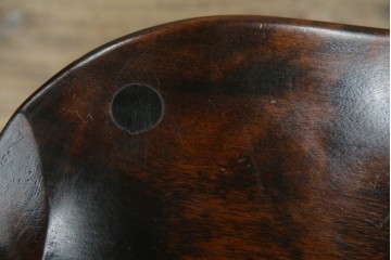和製ビンテージ　松本民芸家具　#91型　落ち着きのある大人カフェ風インテリアが叶うキャプテンチェア(アームチェア)(R-073698)