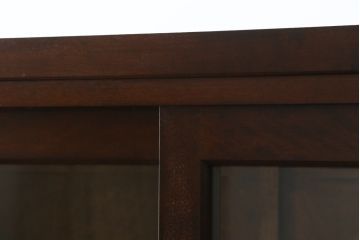 中古　美品　松本民芸家具　シンプルで使いやすいK-3型食器棚(戸棚、収納棚、飾り棚、キャビネット)(定価約74万円)(R-073706)