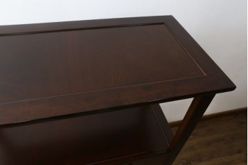 中古　松本民芸家具　#506型　シックな色合いと上品な佇まいが魅力の朝鮮棚(飾り棚、収納棚、戸棚、茶棚)(定価約23万円)(R-073707)