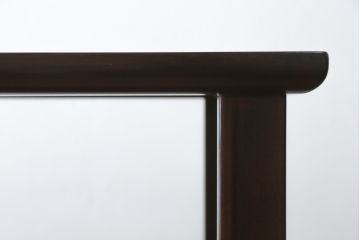 中古　松本民芸家具　#506型　シックな色合いと上品な佇まいが魅力の朝鮮棚(飾り棚、収納棚、戸棚、茶棚)(定価約23万円)(R-073707)
