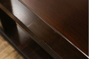 中古　松本民芸家具　#506型　シックな色合いと上品な佇まいが魅力の朝鮮棚(飾り棚、収納棚、戸棚、茶棚)(定価約23万円)(R-073707)