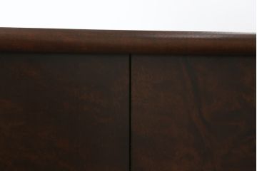 中古　松本民芸家具　#506型　シックな色合いと上品な佇まいが魅力の朝鮮棚(飾り棚、収納棚、戸棚、茶棚)(定価約23万円)(R-073707)