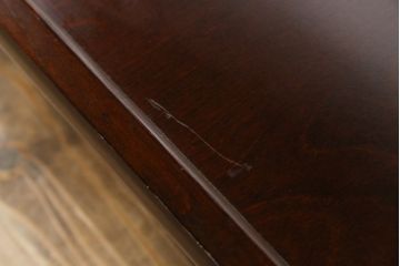 中古　松本民芸家具　#506型　シックな色合いと上品な佇まいが魅力の朝鮮棚(飾り棚、収納棚、戸棚、茶棚)(定価約23万円)(R-073707)