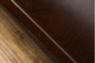 中古　松本民芸家具　#506型　シックな色合いと上品な佇まいが魅力の朝鮮棚(飾り棚、収納棚、戸棚、茶棚)(定価約23万円)(R-073707)