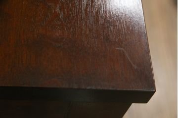 中古　美品　松本民芸家具　落ち着きのある佇まいが魅力的な収納棚(戸棚、飾り棚、食器棚、キャビネット、引き出し)(R-073709)