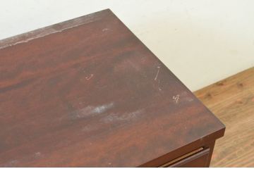 中古　美品　松本民芸家具　落ち着きのある佇まいが魅力的なローチェスト(テレビ台、テレビボード、ローボード、収納箪笥、引き出し)(R-073711)