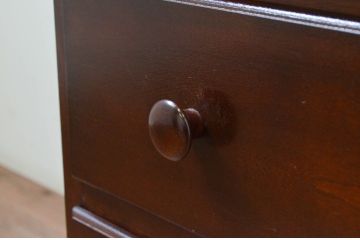 中古　美品　松本民芸家具　落ち着きのある佇まいが魅力的なローチェスト(テレビ台、テレビボード、ローボード、収納箪笥、引き出し)(R-073711)