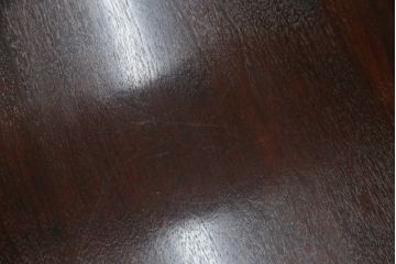 中古　美品　松本民芸家具　M型　洗練されたデザインが魅力的な楕円バタフライ卓(I)(エクステンションテーブル、バタフライテーブル、食卓、ダイニングテーブル、2人掛け、4人掛け)(定価約35万円)(R-073714)