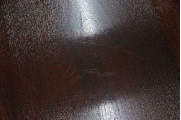 中古　美品　松本民芸家具　M型　洗練されたデザインが魅力的な楕円バタフライ卓(I)(エクステンションテーブル、バタフライテーブル、食卓、ダイニングテーブル、2人掛け、4人掛け)(定価約35万円)(R-073714)