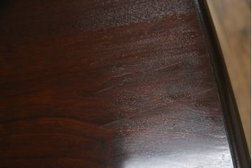 中古　美品　松本民芸家具　M型　洗練されたデザインが魅力的な楕円バタフライ卓(I)(エクステンションテーブル、バタフライテーブル、食卓、ダイニングテーブル、2人掛け、4人掛け)(定価約35万円)(R-073714)