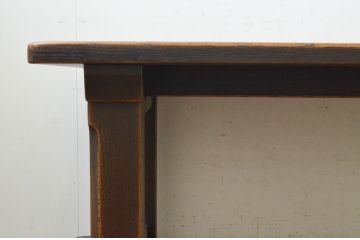 中古　飛騨産業　PROVINCIAL(プロヴィンシャル・プロビンシャル)　落ち着いた色味とどっしりとした佇まいが魅力的な作業台(ダイニングテーブル、4人掛け、6人掛け)(R-073722)
