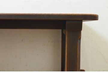 中古　飛騨産業　PROVINCIAL(プロヴィンシャル・プロビンシャル)　落ち着いた色味とどっしりとした佇まいが魅力的な作業台(ダイニングテーブル、4人掛け、6人掛け)(R-073722)