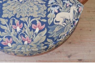 中古　美品!!　DREXEL HERITAGE(ドレクセルヘリテイジ)　品のある佇まいが魅力的な回転チェア(アームチェア、デスクチェア、回転椅子、一人掛けソファ、1人掛けソファ、1Pソファ、椅子、イス)(R-073723)