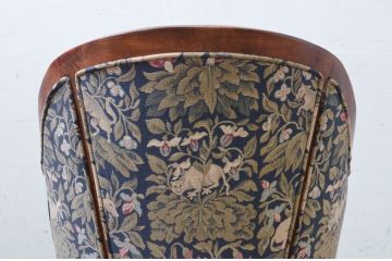 中古　美品!!　DREXEL HERITAGE(ドレクセルヘリテイジ)　品のある佇まいが魅力的な回転チェア(アームチェア、デスクチェア、回転椅子、一人掛けソファ、1人掛けソファ、1Pソファ、椅子、イス)(R-073723)