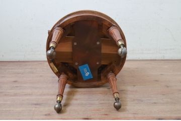 中古　美品!!　DREXEL HERITAGE(ドレクセルヘリテイジ)　品のある佇まいが魅力的な回転チェア(アームチェア、デスクチェア、回転椅子、一人掛けソファ、1人掛けソファ、1Pソファ、椅子、イス)(R-073723)