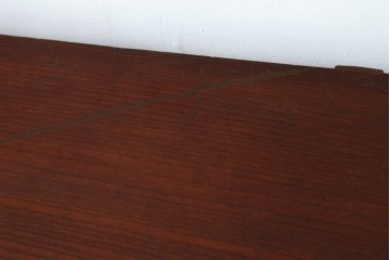 和製アンティーク　上手物!!　総欅(ケヤキ)材　特注金具　シンプルながら上質な時代箪笥　(R-073735)