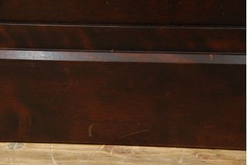 中古　美品　国産民芸家具　和モダンな空間づくりにも活躍するキャビネット(食器棚、飾り棚、収納棚、戸棚、カップボード)(R-073743)