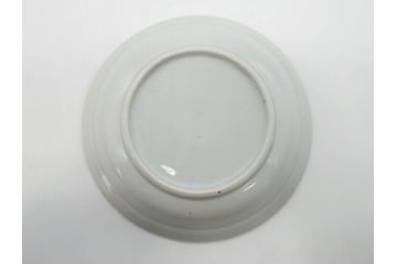 希少　江戸期　古伊万里　染付　唐子に犬図　約17cm　5.6寸　珍しい絵付けが印象的な中皿3枚セット(和皿、和食器、五寸六分)(R-073755)