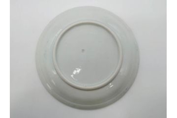 希少　江戸期　古伊万里　染付　唐子に犬図　約17cm　5.6寸　珍しい絵付けが印象的な中皿3枚セット(和皿、和食器、五寸六分)(R-073755)